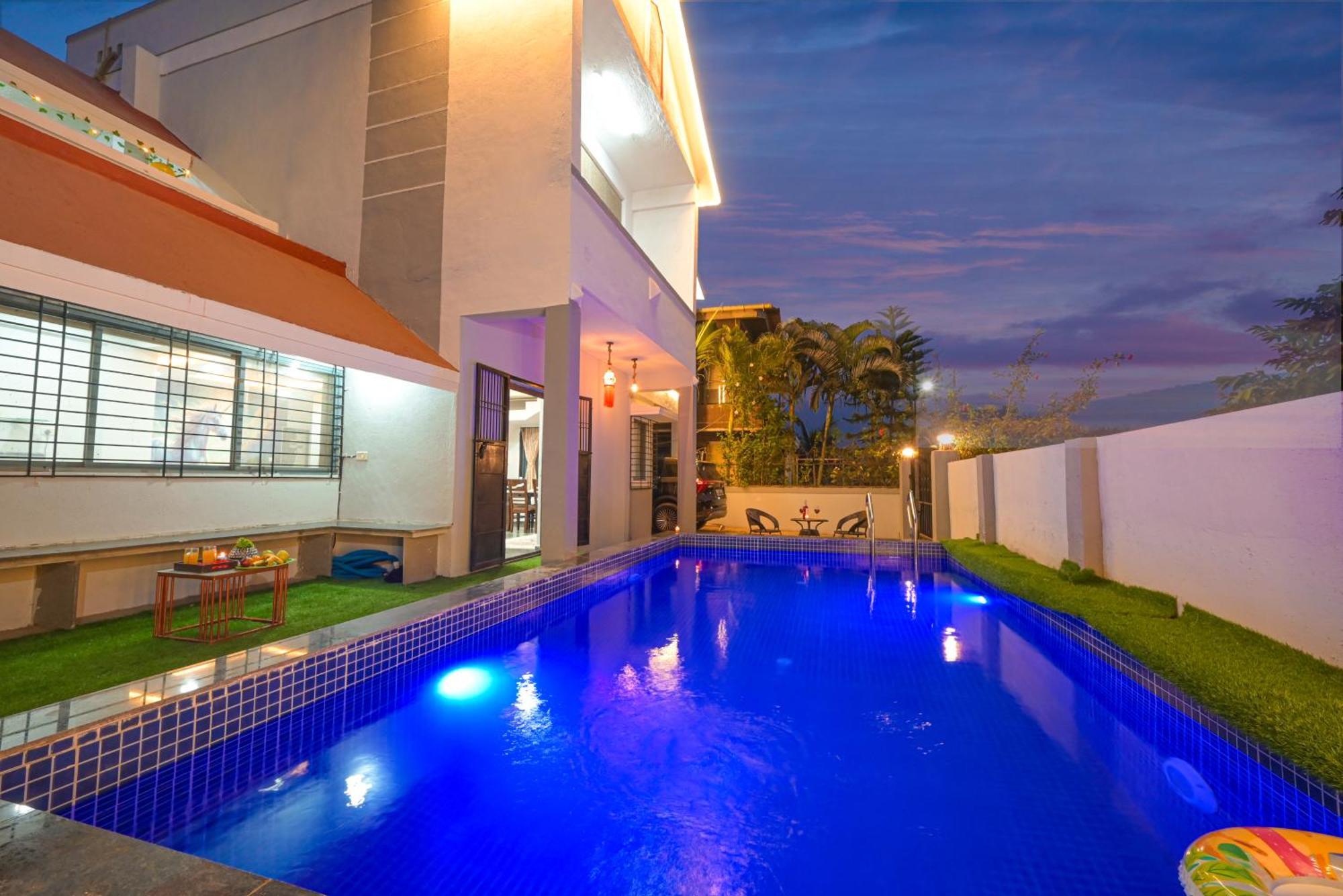 Ll Empyrean Stay II Luxury Ll Celestial Unicorn Villa Ll 3Bhk Ll Ac Ll Private Big Pool Ll 罗纳瓦拉 外观 照片