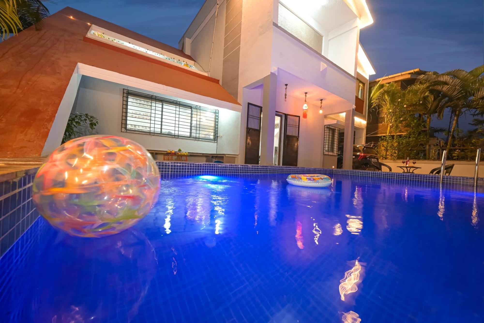 Ll Empyrean Stay II Luxury Ll Celestial Unicorn Villa Ll 3Bhk Ll Ac Ll Private Big Pool Ll 罗纳瓦拉 外观 照片