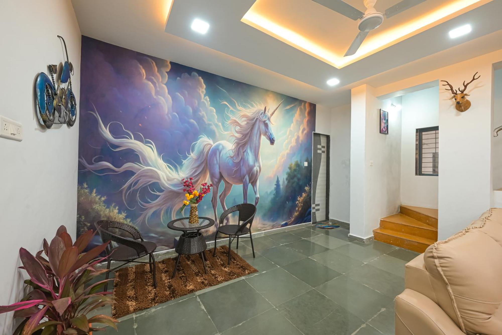 Ll Empyrean Stay II Luxury Ll Celestial Unicorn Villa Ll 3Bhk Ll Ac Ll Private Big Pool Ll 罗纳瓦拉 外观 照片