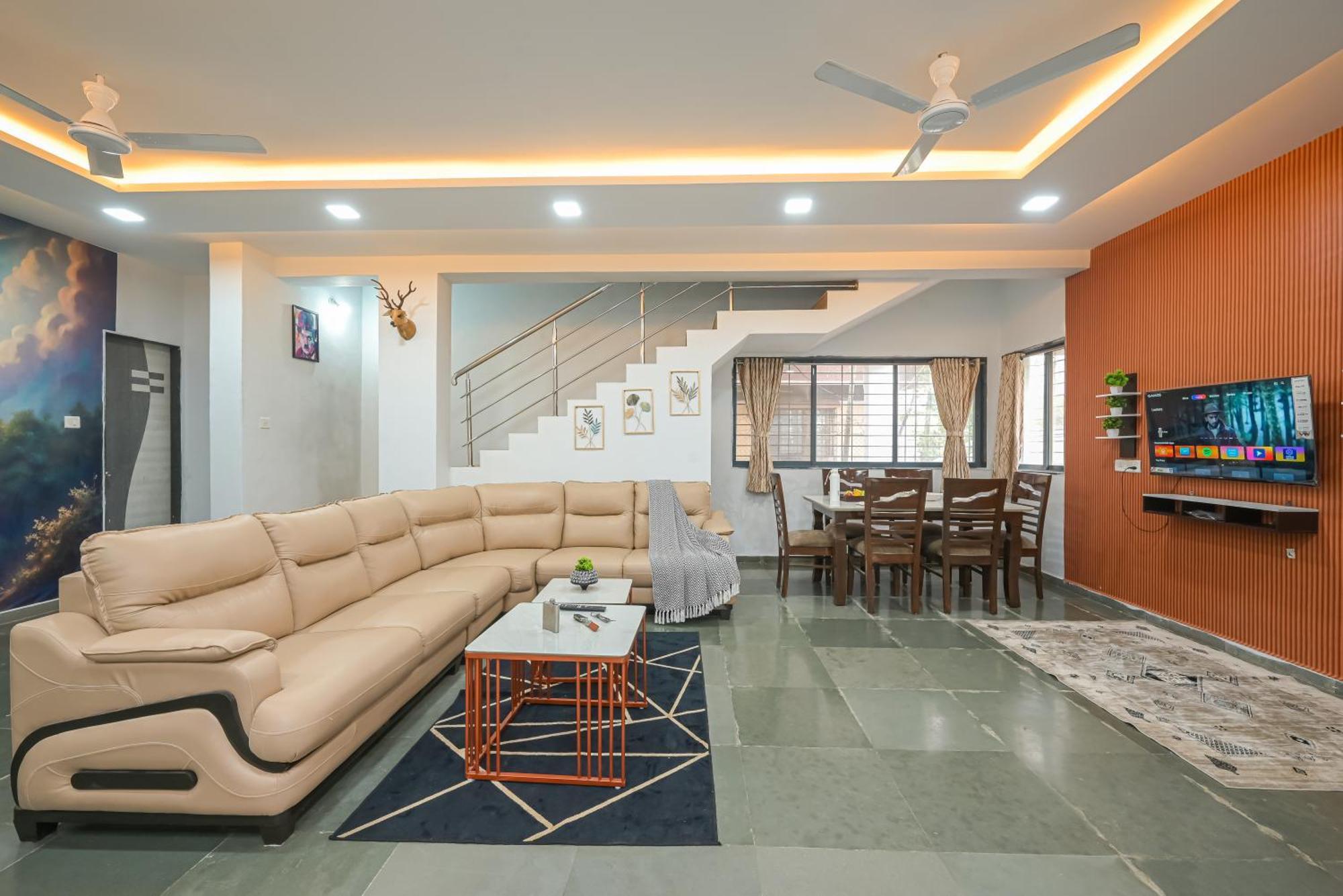 Ll Empyrean Stay II Luxury Ll Celestial Unicorn Villa Ll 3Bhk Ll Ac Ll Private Big Pool Ll 罗纳瓦拉 外观 照片